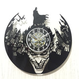 Rasmun Acrylic Vinyl Wall Clock – 12" Round Decorative Silent Clock for Bedroom, Living Room, Study, or Kitchen – Fun Cartoon Style