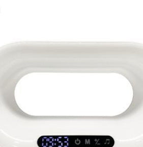 Rasmun 3-in-1 LED Night Light – RGB Desk Lamp, Wireless Charger & Alarm