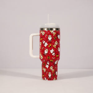 Rasmun 1200ml Insulated Stainless Steel Tumbler with Handle and Straw