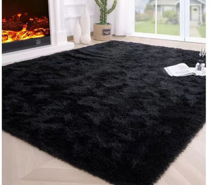 Rasmun Variegated Tie-dye Gradient Carpet – Soft Washable Polyester Rug