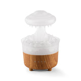 Rasmun Rain Cloud Night Light Humidifier – 7-Color LED, Essential Oil Diffuser, Relaxing Raindrop Sound, Aromatherapy for Home & Sleep