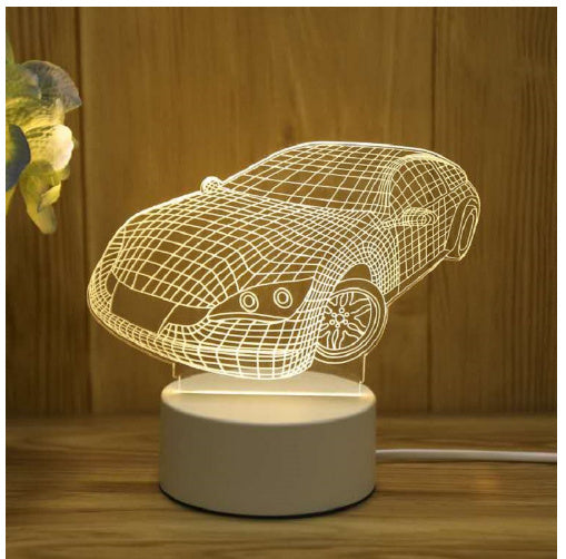 Rasmun 3D Acrylic USB LED Night Light – Neon Sign Lamp