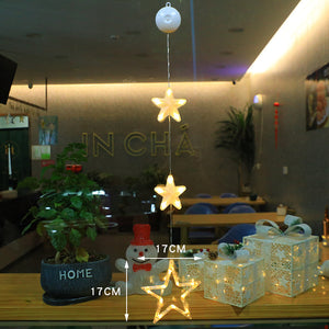Rasmun Christmas 3pcs LED Light Star – Battery Operated Xmas Tree