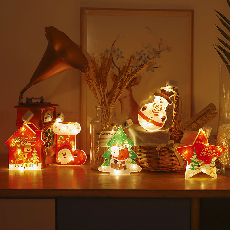 Rasmun Fairy Lights LED Star Snowflake Curtain String Lights