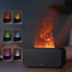Rasmun Flame Aroma Diffuser – USB Humidifier with Timer