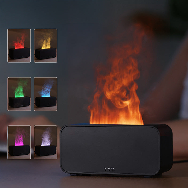 Rasmun Flame Aroma Diffuser – USB Humidifier with Timer