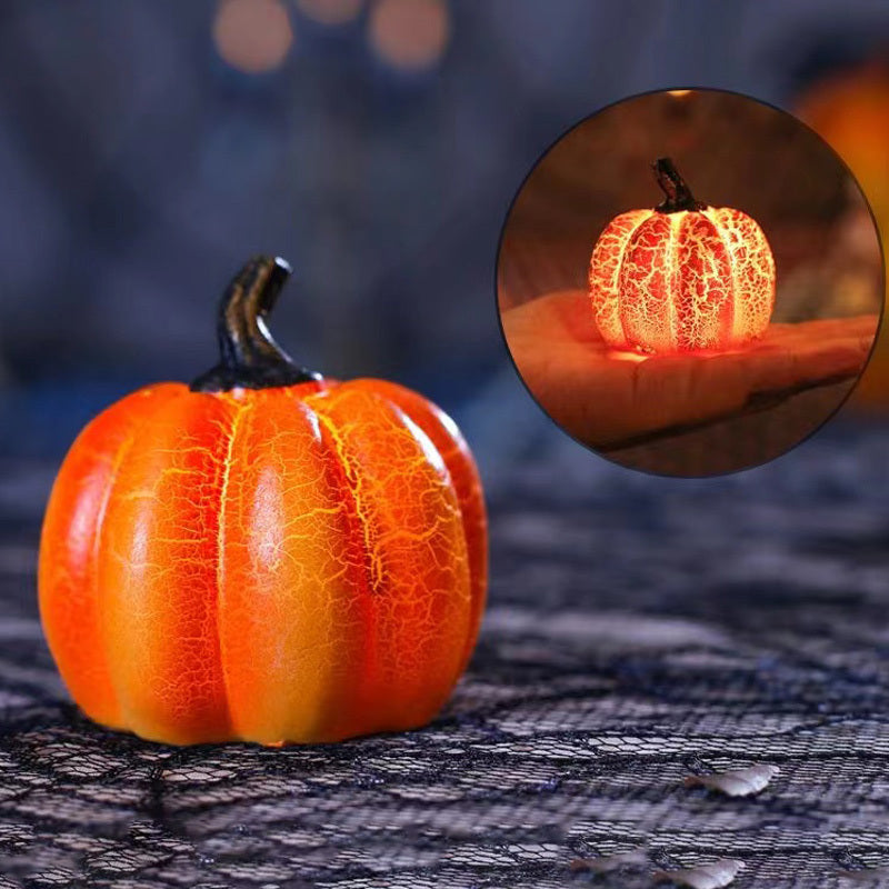 Rasmun Halloween Pumpkin Lantern – LED Candle Lamp for Spooky Decor