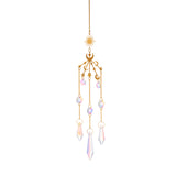 Rasmun Galaxy Crystal Sun Catcher – Sparkling Lighting Wind Chime Pendant for Home
